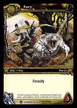 World of Warcraft: Heroes of Azeroth (Base Set) card 38 Fury