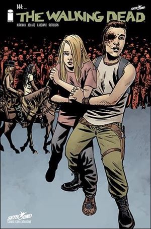 Walking Dead (2003) issue 144-B Charlie Adlard Skybound SDCC Wraparound Cover