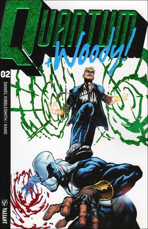 Quantum & Woody (2017) issue 2-D Geoff Shaw 1:20 "Extreme Ultra-Foil Chase" Cover