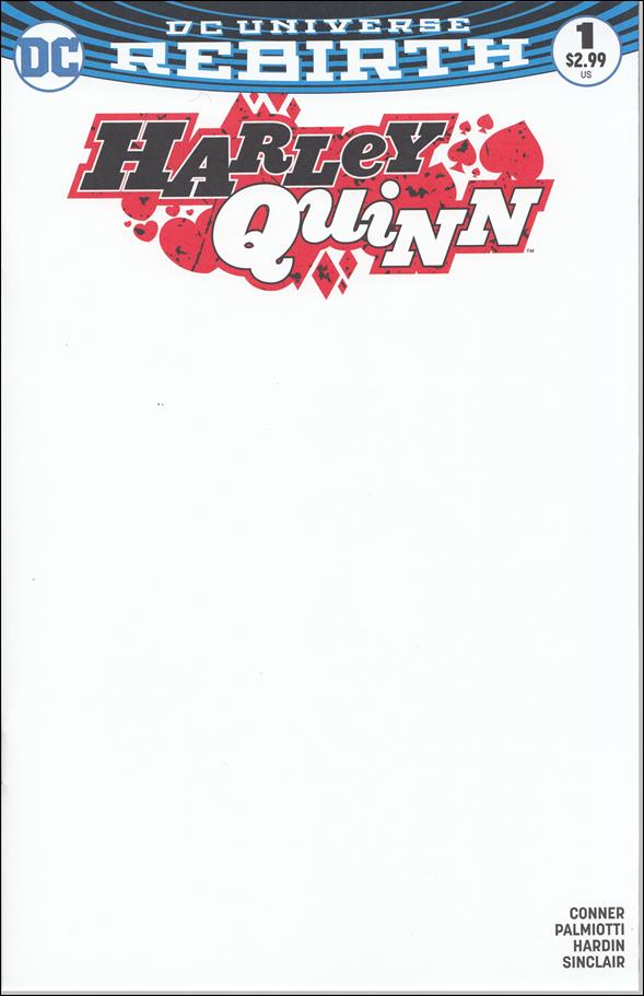 Harley Quinn (2016) issue 1-E Blank/Sketch Cover
