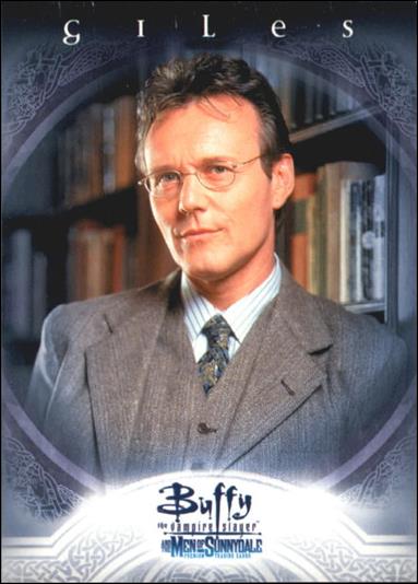Buffy the Vampire Slayer: Men of Sunnydale (Base Set) card 2 Rupert Giles