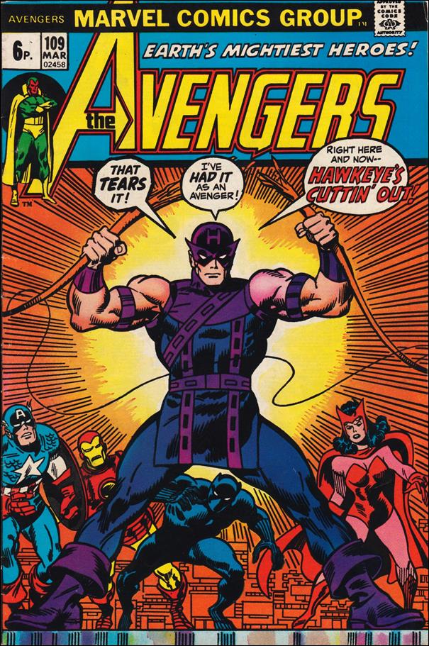 Avengers (1963) issue 109-B UK Price Cover