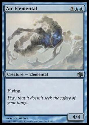 Magic the Gathering: Duel Decks: Jace vs. Chandra (Base Set) card 13 Air Elemental