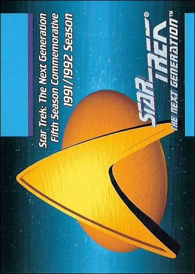 Star Trek: The Next Generation - Inaugural Edition (Base Set) card 2 Fifth Season Commemorative