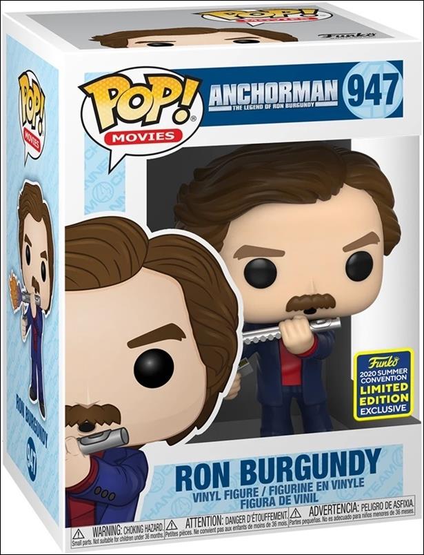 POP! Movies figure 947-B Ron Burgundy (Jazz Flute) Summer Convention
