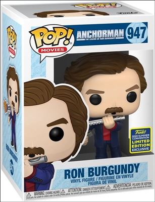POP! Movies figure 947-B Ron Burgundy (Jazz Flute) Summer Convention