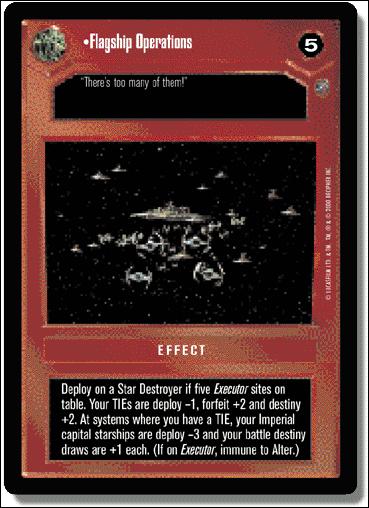 Star Wars: Death Star II Limited (Base Set) card 34 Flagship Operations