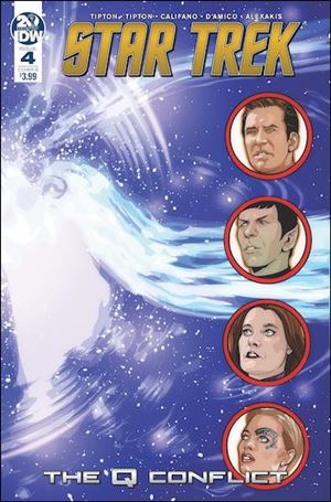 Star Trek: The Q Conflict issue 4-B David Messina Right Side Cover