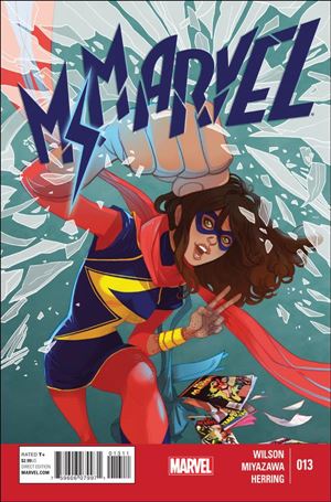 Ms. Marvel (2014)  issue 13 Marguerite Sauvage Cover
