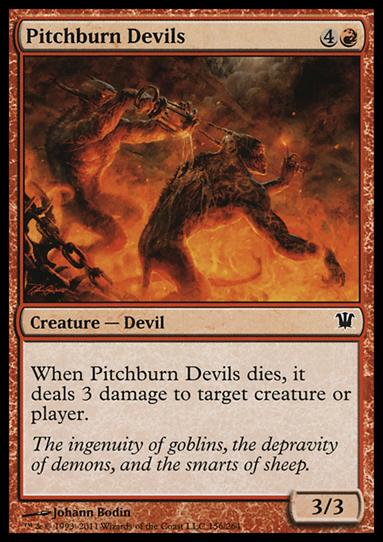 Magic the Gathering: Innistrad (Base Set) card 156 Pitchburn Devils