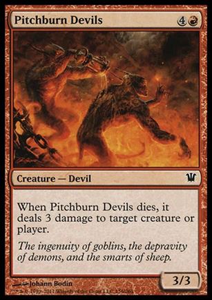 Magic the Gathering: Innistrad (Base Set) card 156 Pitchburn Devils