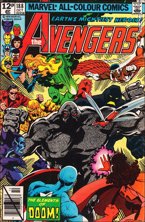 Avengers (1963) issue 188-B UK Price Cover