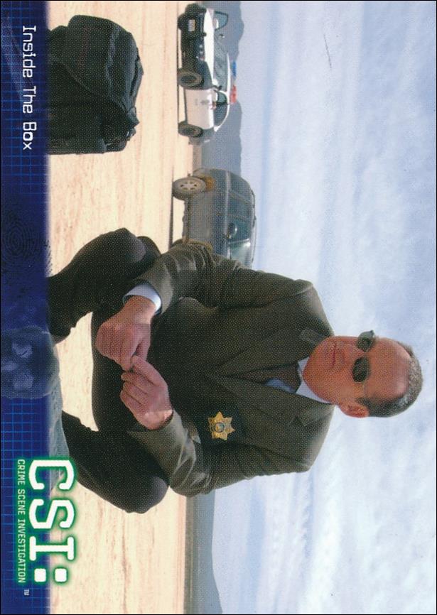 CSI: Crime Scene Investigation - Series Two (Base Set) card 24 Inside the Box