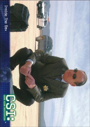 CSI: Crime Scene Investigation - Series Two (Base Set) card 24 Inside the Box