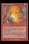 Magic the Gathering: Mercadian Masques (Base Set) card 191 Furious Assault