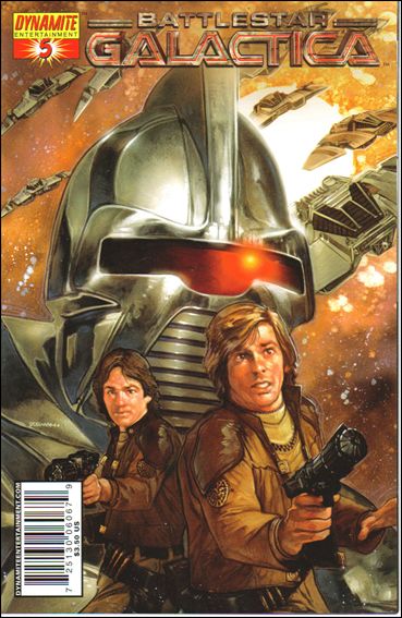 Classic Battlestar Galactica issue 5-B Dave Dorman Cover