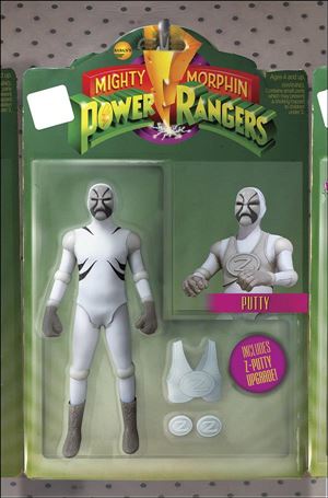 Mighty Morphin Power Rangers issue 11-C Telmos Santos Action Figure Cover