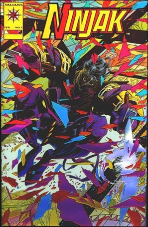 Ninjak (1994) issue 1-B Gold Wraparound Chromium Cover 1/5000