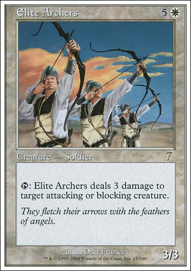 Magic the Gathering: 7th Edition (Base Set) card 15 Elite Archers