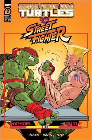 Teenage Mutant Ninja Turtles vs. Street Fighter issue 2-C Tom Reilly Cover