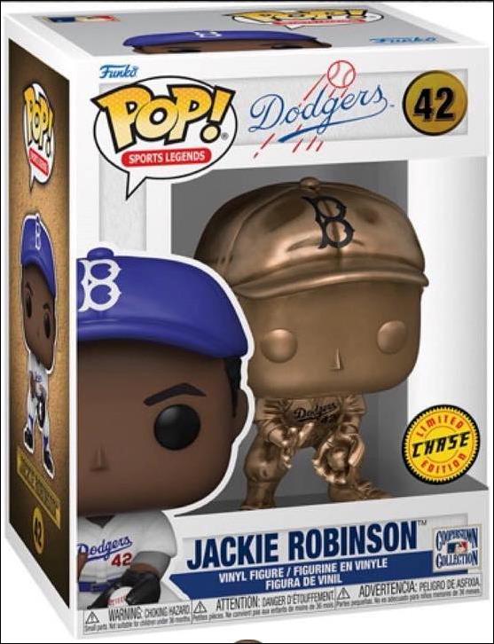 POP! Sports Legends figure 42-B Jackie Robinson (Bronze) Chase