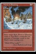 Magic the Gathering: 5th Edition (Base Set) card 276 Word of Blasting