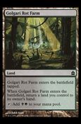 Magic the Gathering: Commander (Base Set) card 275 Golgari Rot Farm