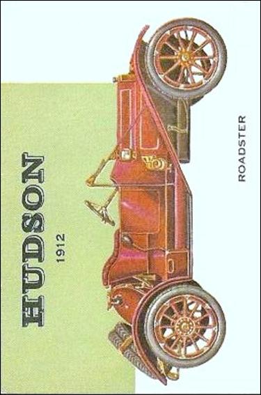 World on Wheels (Base Set) card 128 Hudson Roadster 1912