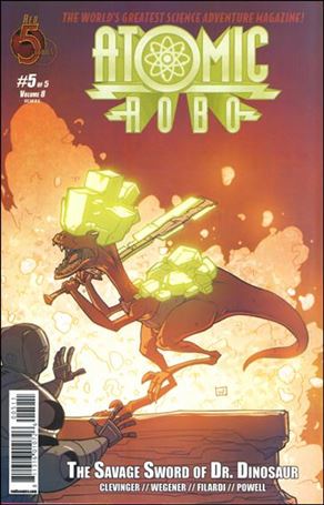 Atomic Robo and the Savage Sword of Dr. Dinosaur Cover Image 2
