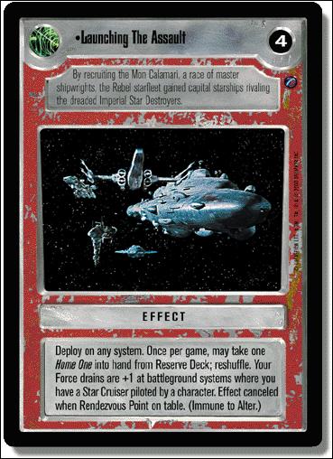 Star Wars: Death Star II Limited (Base Set) card 127 Launching The Assault
