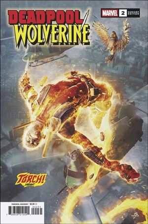 Deadpool / Wolverine (2025) issue 2-C Björn Barends Torch! Cover