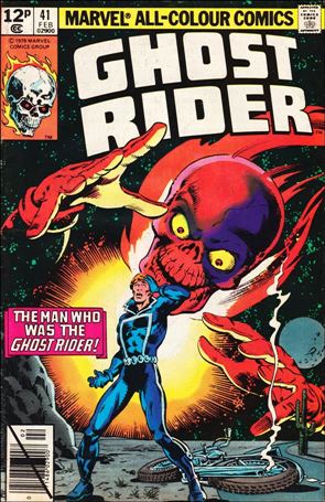 Ghost Rider (1973) issue 41-B UK Price Cover