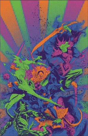 Knight Terrors issue 3-D Ivan Reis Darkest Hour Neon Ink Cardstock Cover