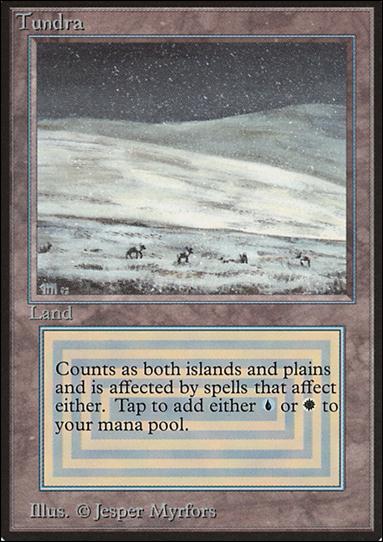 Magic the Gathering: Limited Edition Beta (Base Set) card 285 Tundra