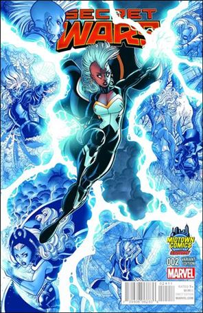 Secret Wars issue 2-I Nick Bradshaw Midtown Comics Cover