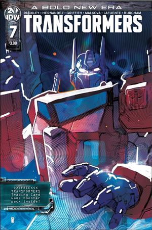 Transformers (2019) issue 7-B Unbagged Christian Ward Cover