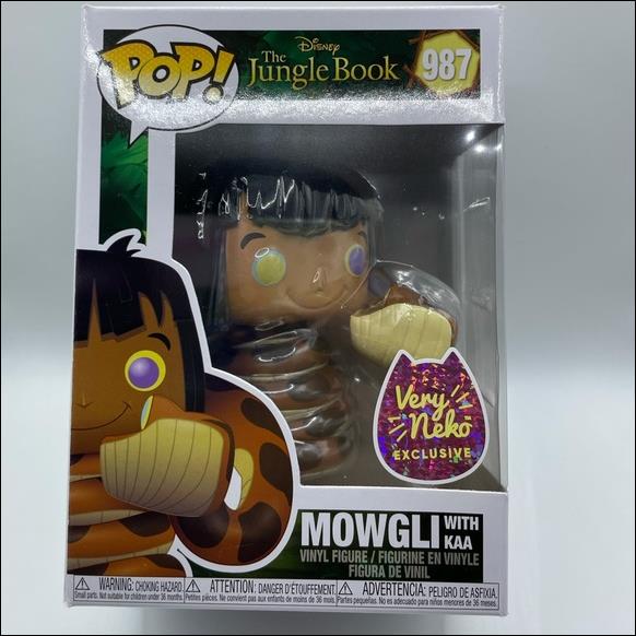 POP! Disney figure 987 Mowgli with Kaa
