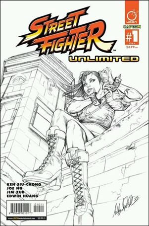 Street Fighter Unlimited issue 1-J Ashley Witter AOD Collectables Sketch Cover