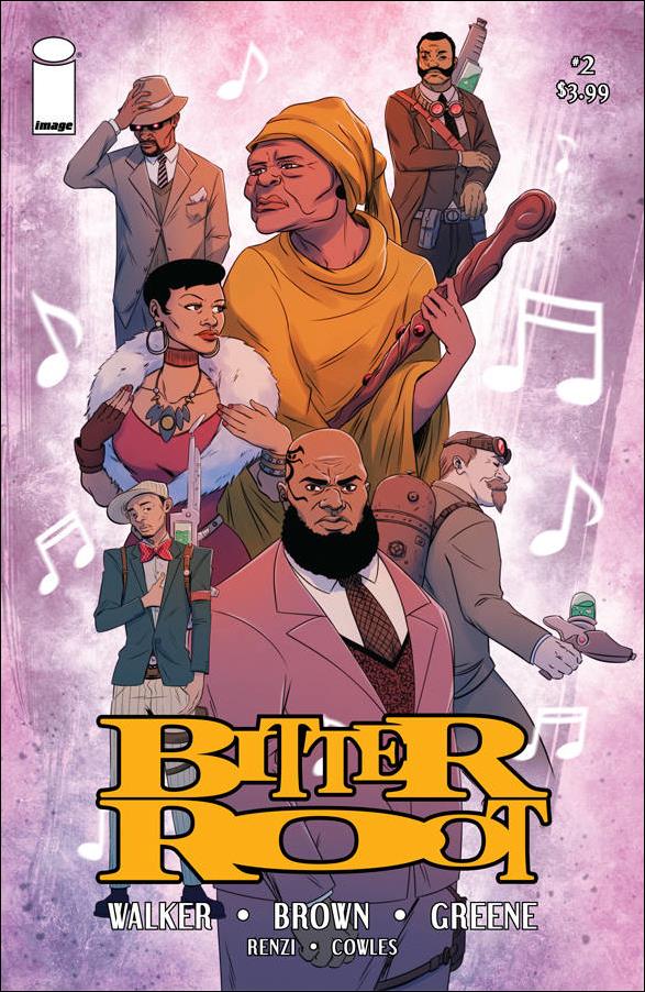 Bitter Root issue 2-D Ashley Woods Cover