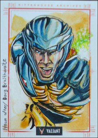 2013 Valiant Comics Preview Trading Card Set (Sketch Card Subset) card JH-03