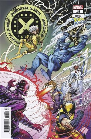 Immortal X-Men issue 18-B Steve McNiven X-Men 60th Anniversary Cover