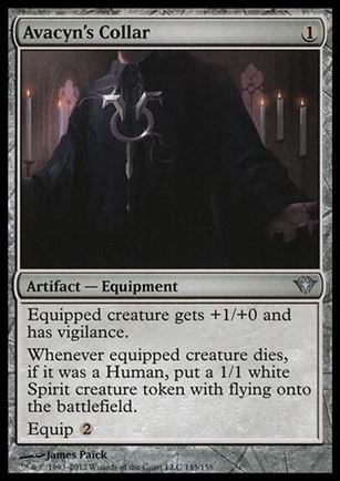 Magic the Gathering: Dark Ascension (Base Set) card 145 Avacyn's Collar