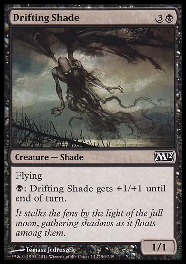 Magic the Gathering: 2012 Core Set (Base Set) card 96 Drifting Shade