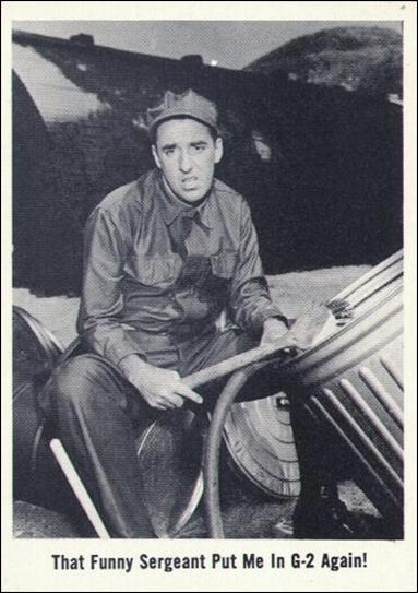 Gomer Pyle (Base Set) card 13 That Funny Sargent Put Me in G-2 Again!
