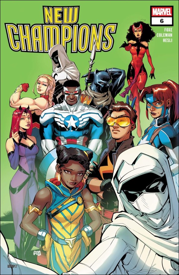New Champions issue 6 Gleb Melnikov Cover