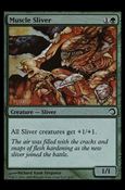 Magic the Gathering: Premium Deck Series: Slivers (Base Set) card 9 Muscle Sliver