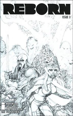 Reborn issue 3-D Greg Capullo 1:100 Sketch Cover