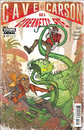 Cave Carson Has a Cybernetic Eye issue 3 Michael Avon Oeming Cover