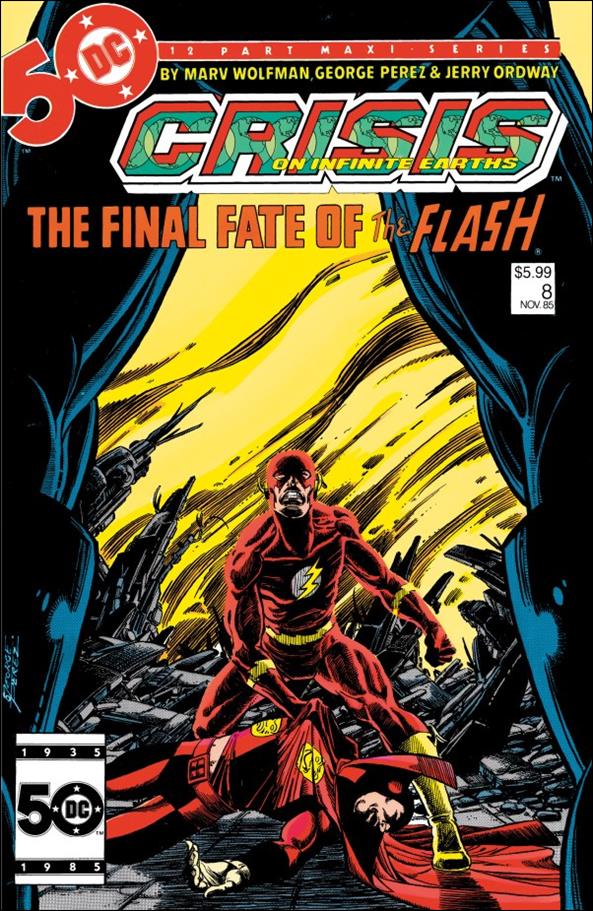 Crisis on Infinite Earths issue 8-D Facsimile Edition (2024) Cover