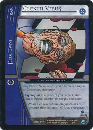 DC Origins: VS System (Base Set) card DOR-111 Clench Virus